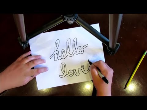 how to draw cursive t
