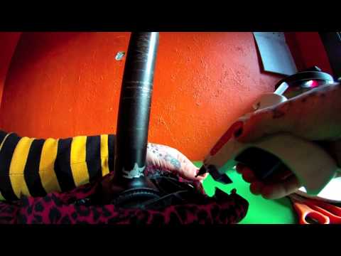 how to tie dye a bmx seat