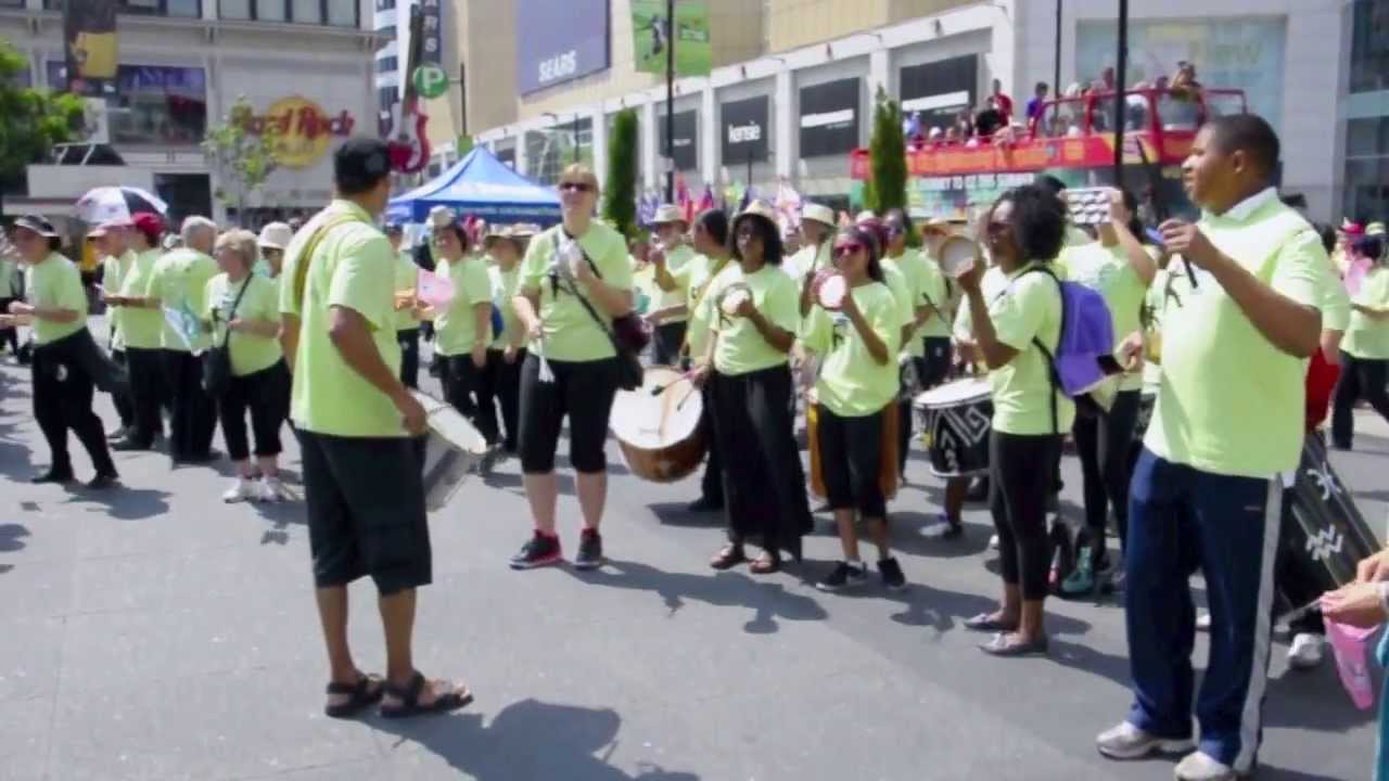 Samba Band at Yonge-Dundas Square