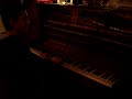 Principiante deficiente suona il pianoforte Principiante deficiente suona il pianoforte