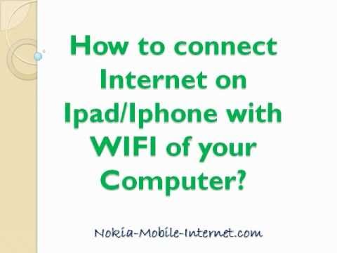 how to use iphone internet on laptop