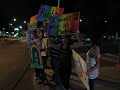 "Equal rights, stop the hate!"