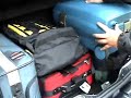 Baúl Renault Sandero con capacidad de 320 litros.