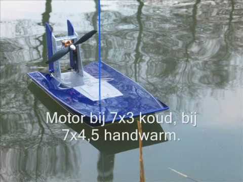 RC airboat, brushless powered