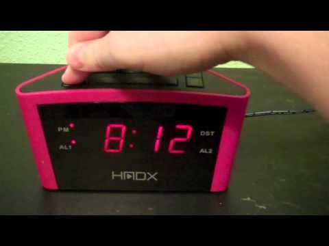 how to set old school alarm clock