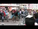 Human Fountain in Trier, Germany