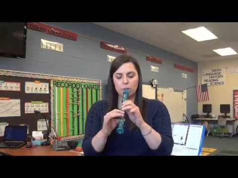 how to play green belt on recorder
