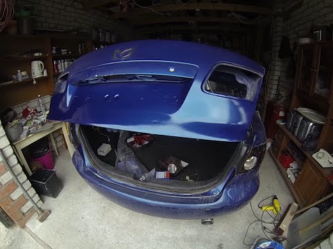 Mazda 6 rust fix fiberglass bodyfiller