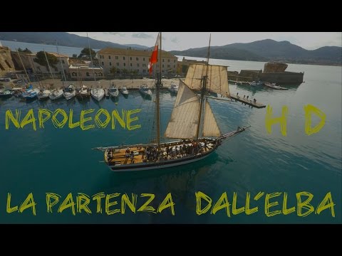 La partenza vista dal drone