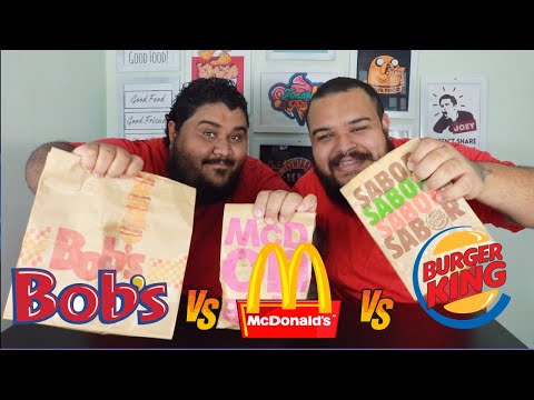 QUAL SERÁ O MELHOR? Big Bobs X Big Mac X Big King