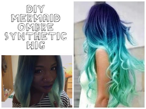 how to dye a wig with fw ink