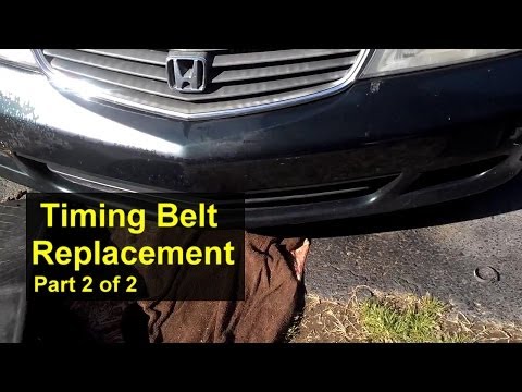 1999 Honda Odyssey Timing Belt Replacement Part 2 of 2 – Auto Repair Series