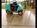arola lieuwe met arola driften haha tegen boom aan