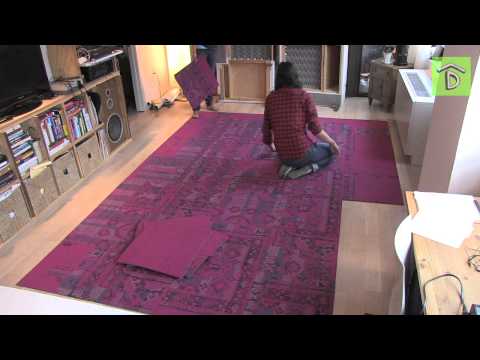 how to attach rug to carpet