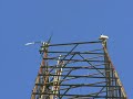 Wind-powered wireless backhaul