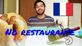 No Restaurante - Guia de conversação em francês