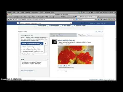 how to place an ad on facebook