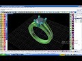 Solutech 3d Rhino 3d Solitaire Ring