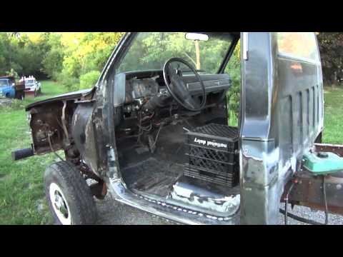 86 Chevy rust repair – Passenger side rocker