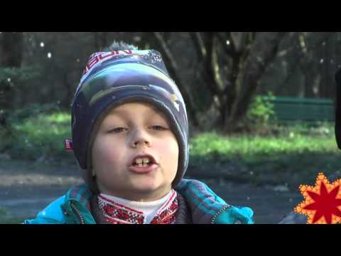 "Різдвяний вертеп". Учні Рівненської ЗОШ №13