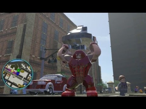 LEGO Marvel Super Heroes - Juggernaut Free Roam Gameplay
