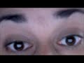 My first tutorial: sunset look with loose eyeshadows