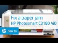 Fix a Paper Jam - HP Photosmart C3180 All-in-One Printer