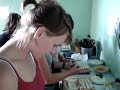 oaxaca Making chile  ellno & tacos dorados in hostal pochon