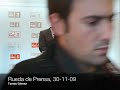 Rueda de Prensa, despedida Miguel Fleta