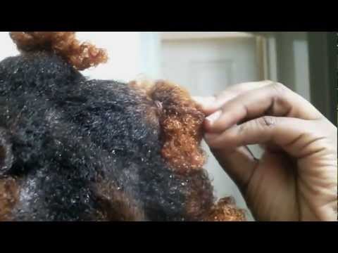 how to dye ends of short hair