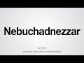Don't know how to pronounce "Nebuchadnezzar"? Listen and learn: http://t.co/FXLeUogx