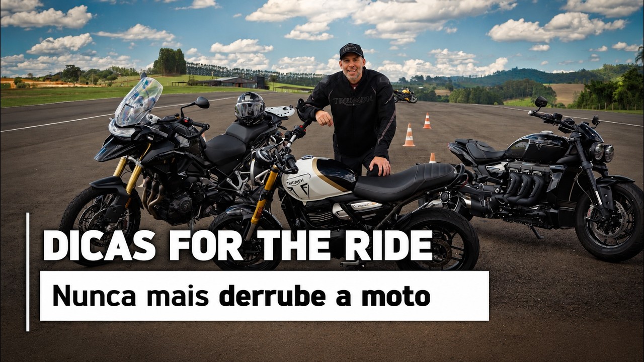 O erro que quase todo motociclista comete em baixa velocidade