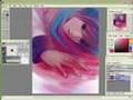 Digital Art Process - VOCALOID KAITO