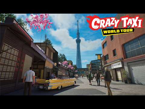 Crazy Taxi: World Tour — трейлер карты Японии