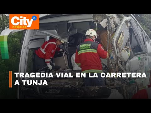 Un muerto y nueve heridos dejó accidente en la vía Bogotá–Tunja | City ...
