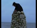 Yorkshire land art winter solstice South Landing cairn