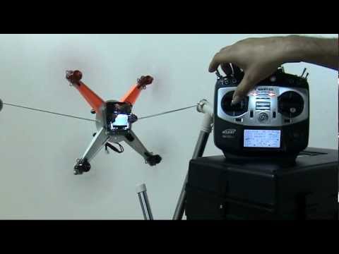 Flight Control - Motor Layout : [ QuadroCopter X mode ] BT : [ Li-Po 2s 600mA ] Test Flight !! Turnigy Integrated PCB Micro-Quad (KIT) + Hobbyking KK2.0 Multi-rotor LCD Fligh...