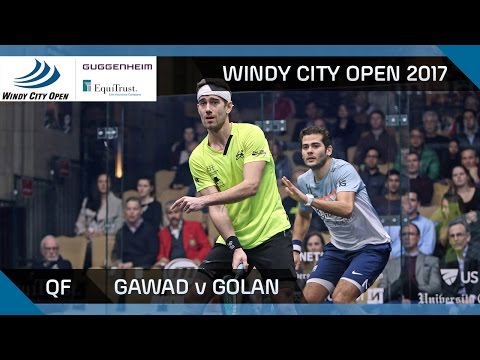 Squash: Gawad v Golan - Windy City Open 2017 QF Highlights