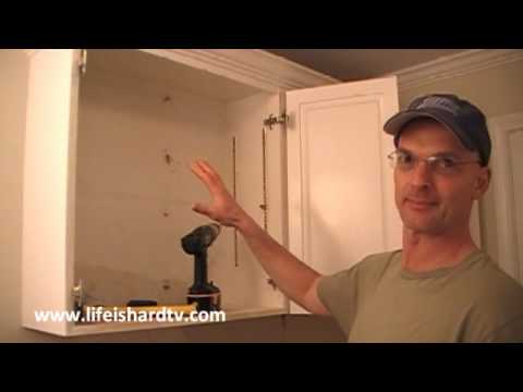 how to remove kitchen cabinets