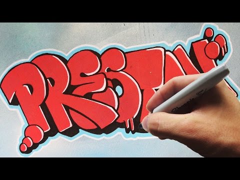 Graffiti Throwie Canvas Speed Art - Preston -