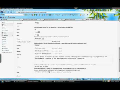how to maintenance mode wordpress