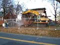 House Demolition by one Machine