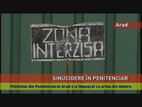 Un polițist de la Penitenciarul Arad s-a împușcat cu arma din dotare