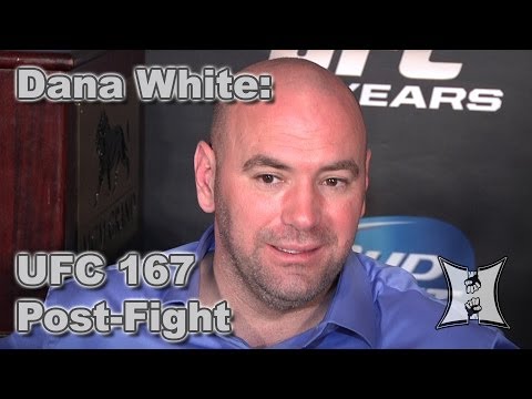 UFC - MMA H.E.A.T. brings you UFC President Dana White's UFC 167 post fight scrum, which took place immediately after the post-fight press conference. Dana tells u...