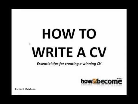 how to provide cv