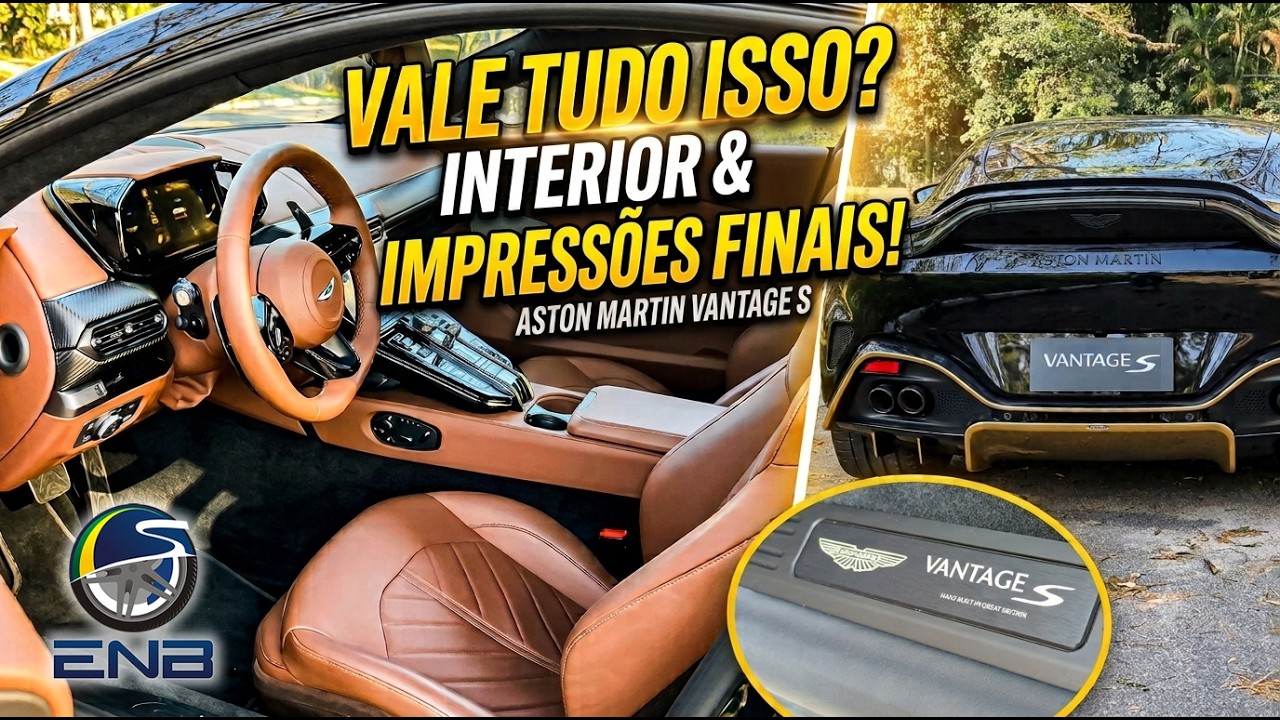 Review #4.1 - Interior e impressões do Aston Martin Vantage S 2026
