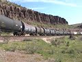 BNSF Manifest Freight Train n Intro by Me,Kingman Canyon,AZ