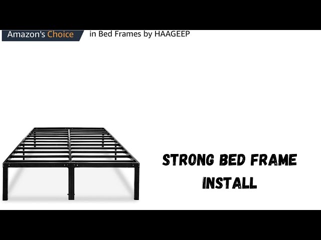 Queen size Metal Bed Frame , Bought from Walmart in Bedding in City of Toronto