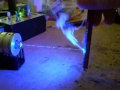 1W 445nm Blue Laser Burning Tests