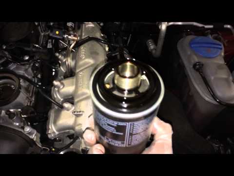 how to change oil on audi